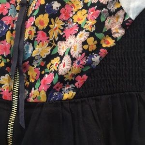 Anthropologie floral patchwork dress